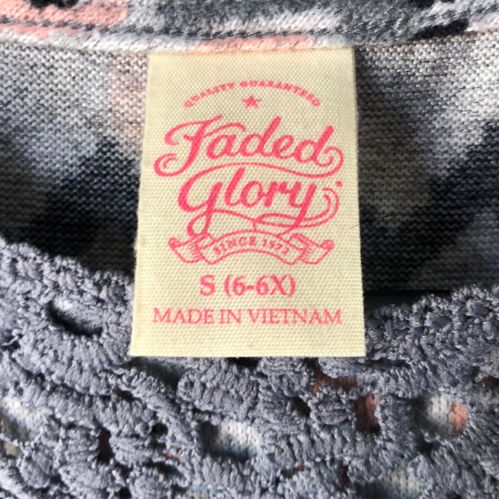 Faded Flory High-Low Dress - Picture 2 of 3